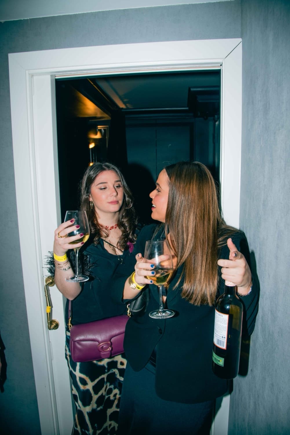 Members with bottle service at a MAD Members night